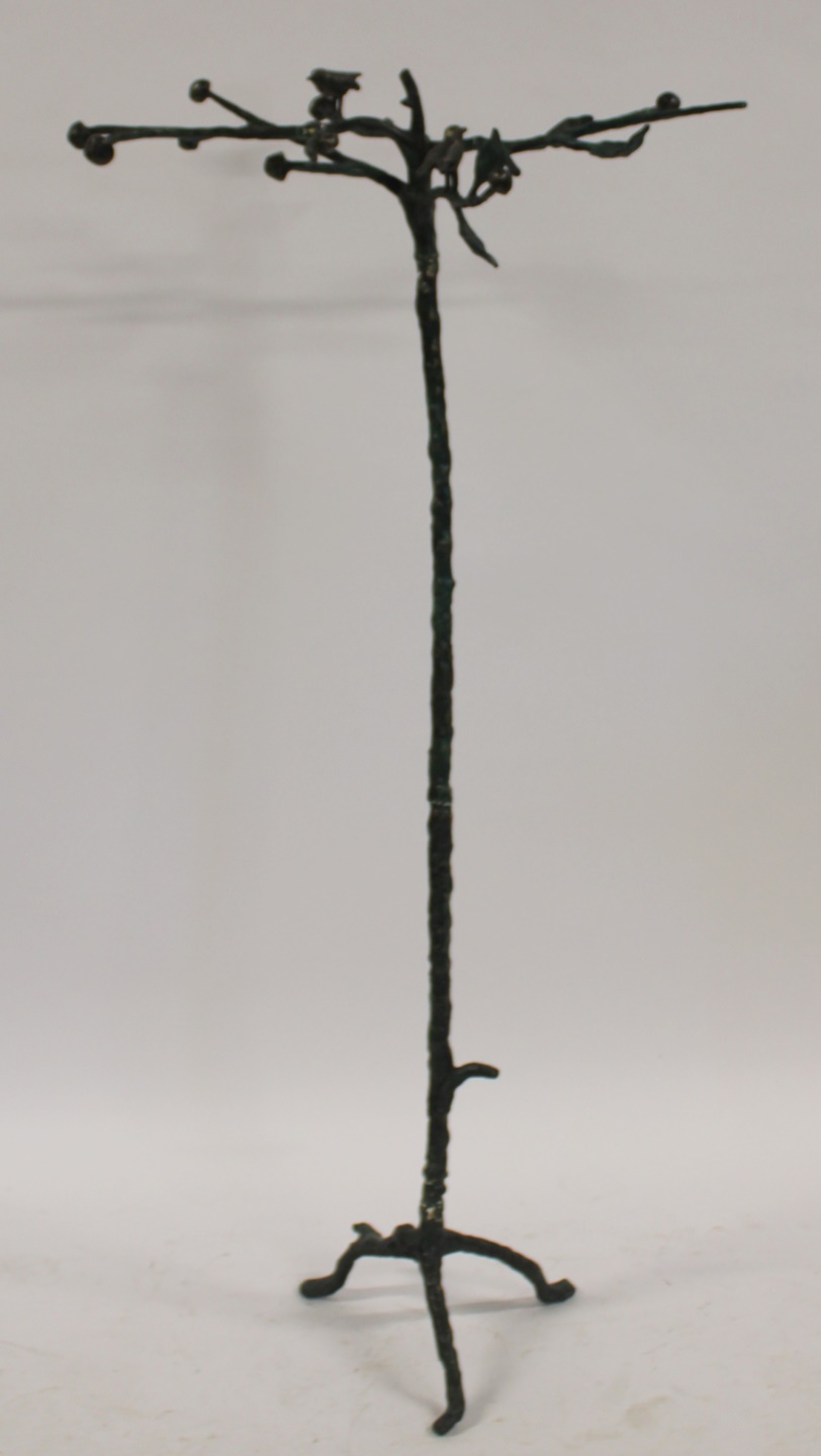 VINTAGE PATINATED BRONZE TREE