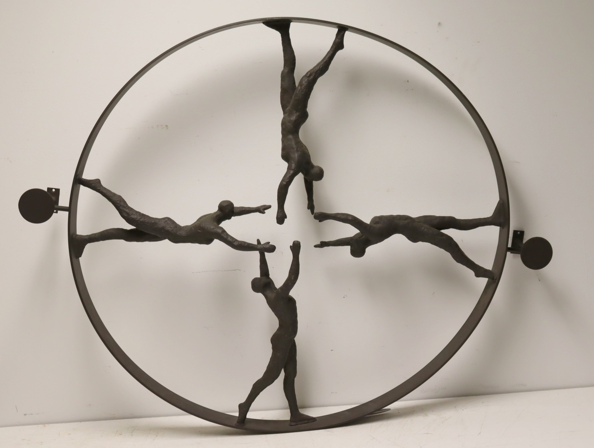 VINTAGE PATINATED IRON FIGURAL