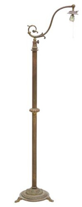 VINTAGE PATINATED METAL 1-LT B