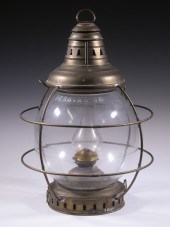 VINTAGE PERKO BRASS SHIP'S LIG