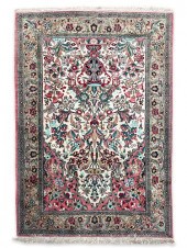 VINTAGE PERSIAN HANDMADE SILK