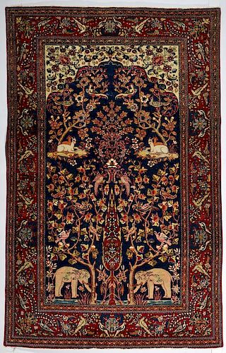 VINTAGE PERSIAN KASHAN MEDITATION