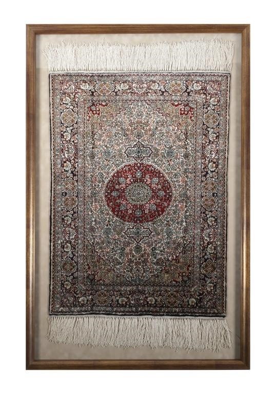 VINTAGE PERSIAN NAIN SILK PRAYER