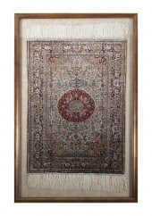 VINTAGE PERSIAN NAIN SILK PRAY