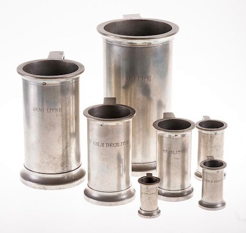 VINTAGE PEWTER GRADUATED
