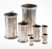 VINTAGE PEWTER GRADUATED MEASU