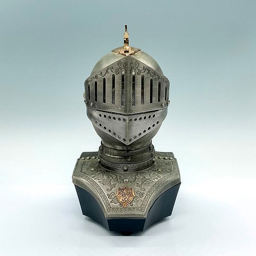 VINTAGE PEWTER KNIGHT BUST