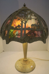 VINTAGE PICTORIAL STAINED GLAS