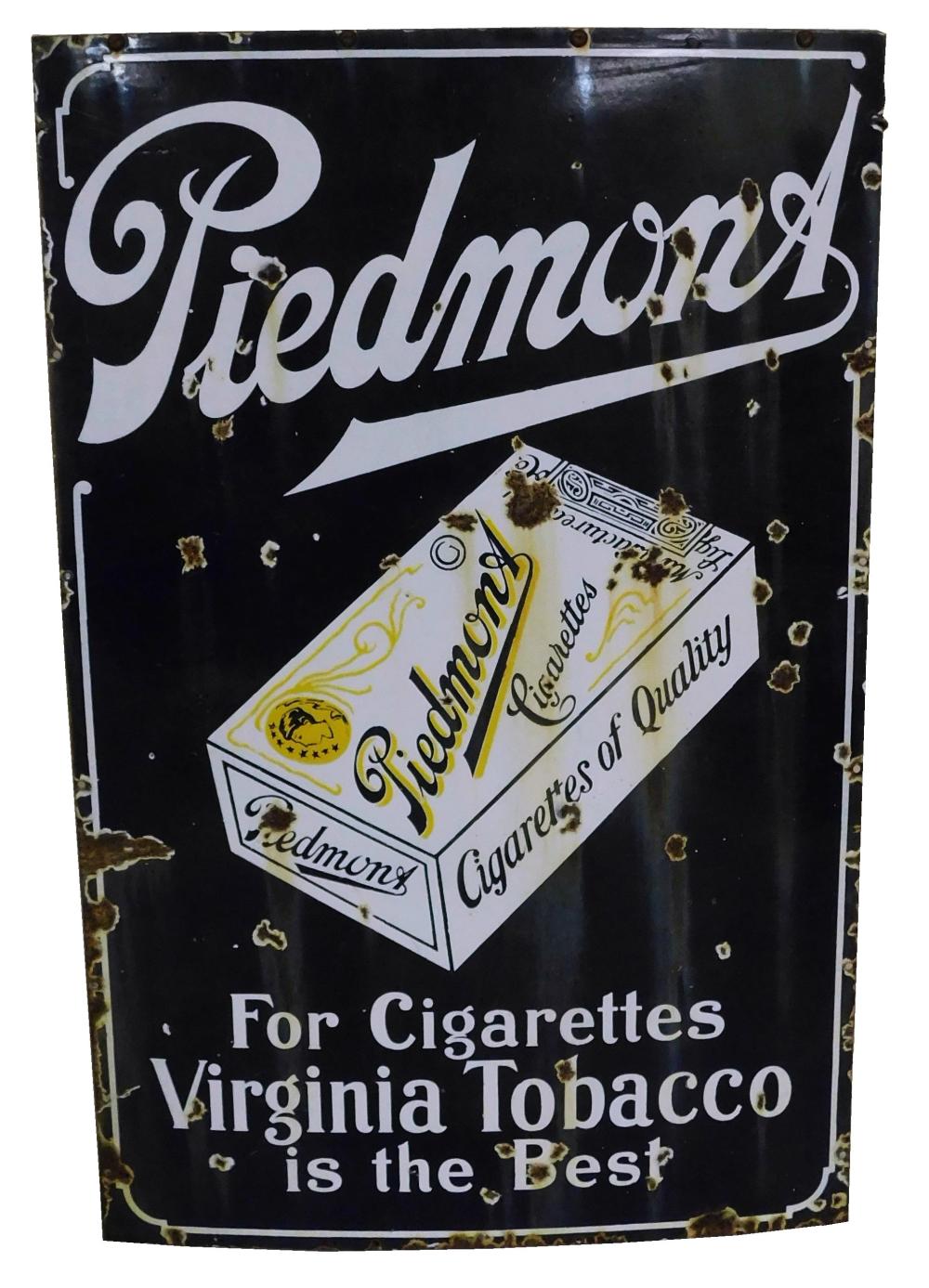 VINTAGE PIEDMONT (SMOKES) PORCELAIN