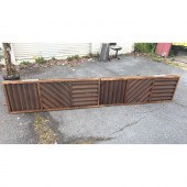 Vintage Pine louvered architec