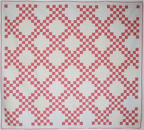 VINTAGE PINK AND WHITE IRISH