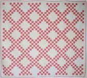 VINTAGE PINK AND WHITE IRISH C