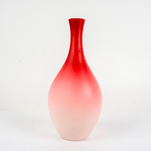 VINTAGE PINK GLASS SATIN ART