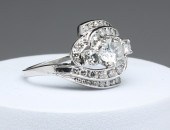 VINTAGE PLATINUM AND DIAMOND C