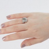 VINTAGE PLATINUM & DIAMOND BYP