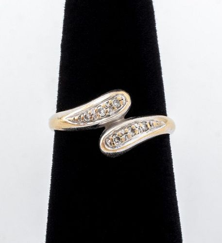 VINTAGE PLATINUM DIAMOND TOI ET MOI