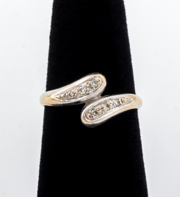VINTAGE PLATINUM DIAMOND TOI ET MOI