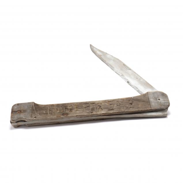 VINTAGE POCKET KNIFE TRADE SIGN
