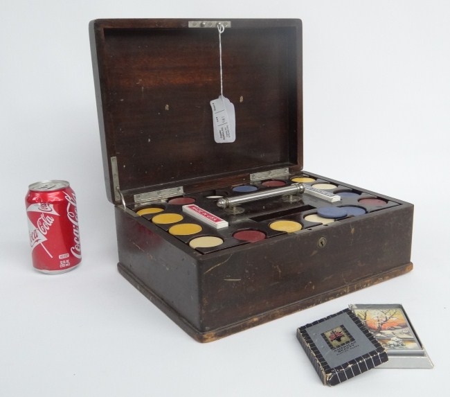 Vintage Poker set in original box.