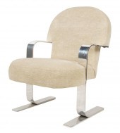 VINTAGE POLISHED STEEL CANTILE
