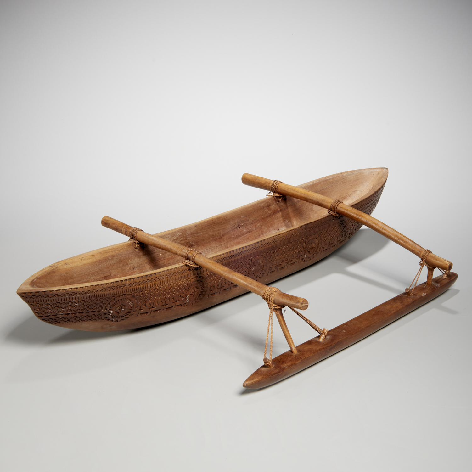 VINTAGE POLYNESIAN OUTRIGGER