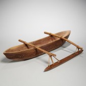 VINTAGE POLYNESIAN OUTRIGGER C