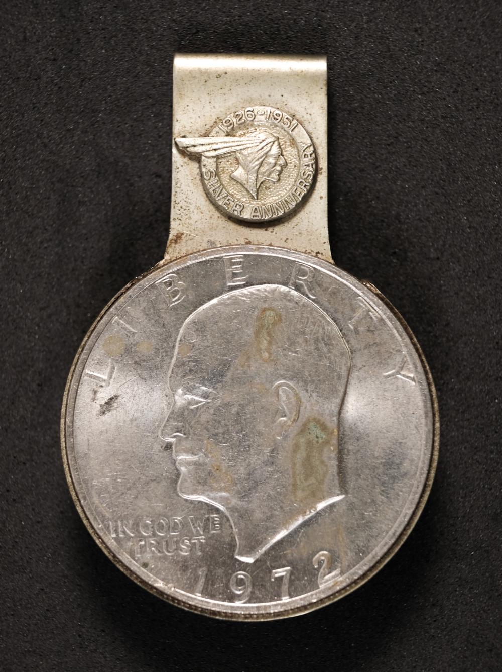 VINTAGE PONTIAC MONEY CLIP 1972