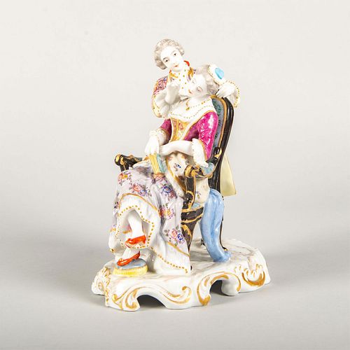 VINTAGE PORCELAIN FIGURAL GROUP,