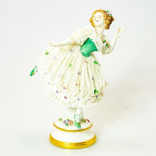 VINTAGE PORCELAIN LACE FIGURINE,