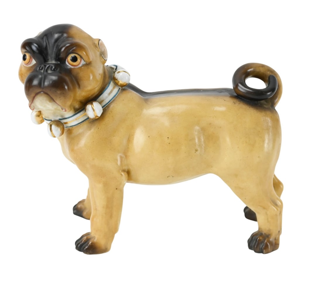 VINTAGE PORCELAIN PUG