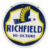 VINTAGE PORCELAIN/METAL RICHFI