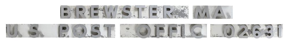 VINTAGE POST OFFICE SIGN FROM