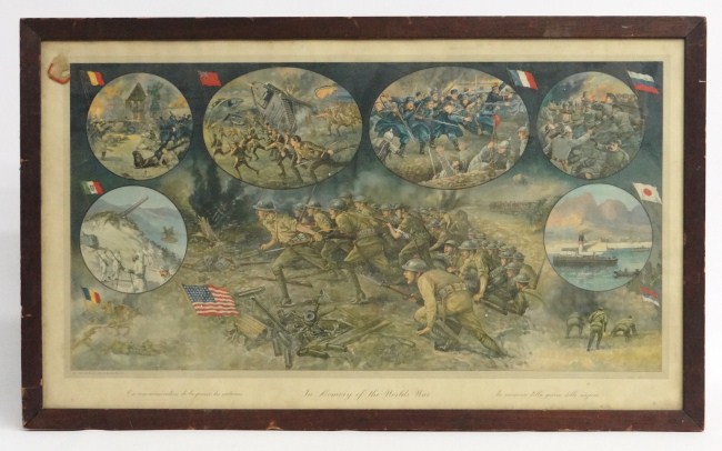 Vintage print ''In Memory of the
