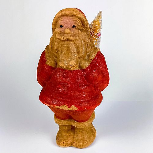 VINTAGE PULP EGG CARTON SANTA CLAUS