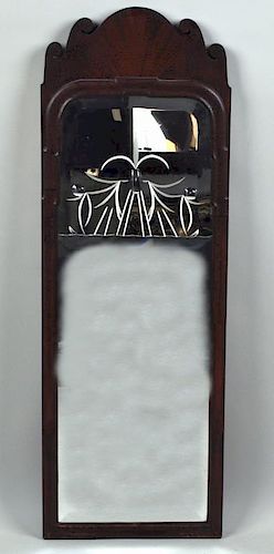 VINTAGE QUEEN ANNE STYLE MAHOGANY