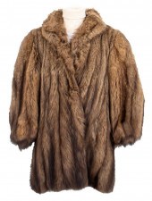 VINTAGE RACCOON FUR COAT Vinta
