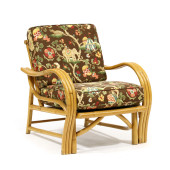 VINTAGE RATTAN CLUB CHAIR<br>V