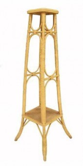VINTAGE RATTAN WRAPPED GARDEN