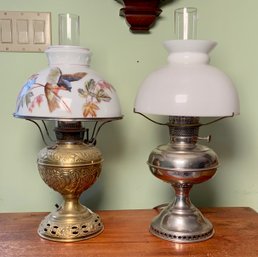 Vintage Rayo nickel plated lamp