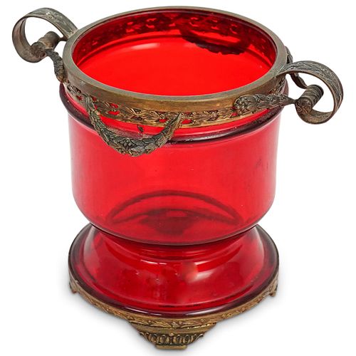 VINTAGE RED GLASS