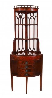 VINTAGE REGENCY STYLE MAHOGANY