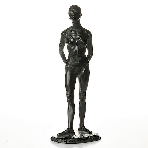 VINTAGE RESIN BALLERINA STATUE BY