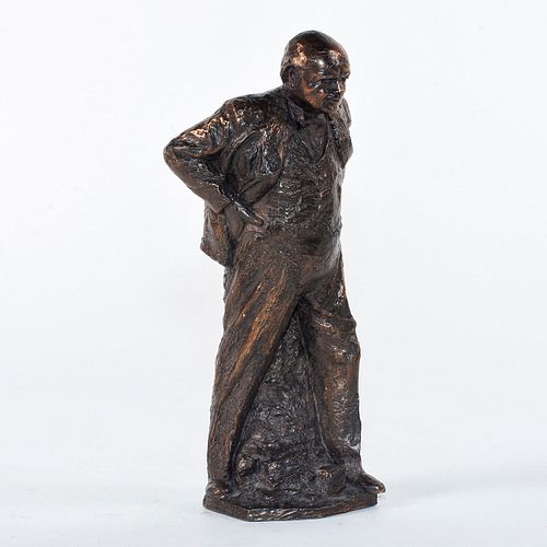 VINTAGE RESIN FIGURINE, SIR WINSTON