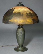 VINTAGE REVERSE PAINTED SCENIC