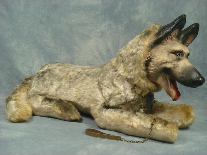 Vintage Rin Tin Tin Rubber face