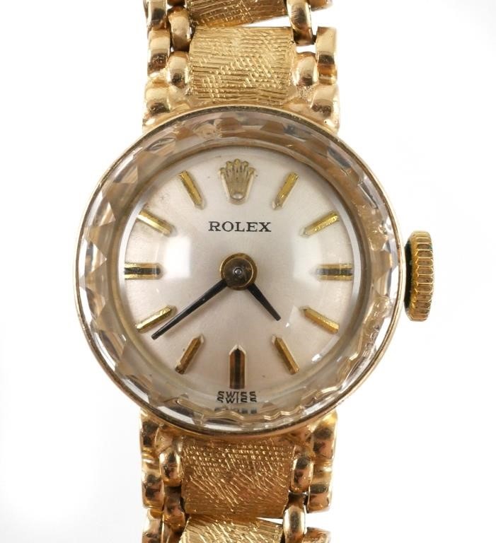 VINTAGE ROLEX LADIES 14K GOLD