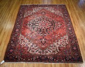 VINTAGE ROOM SIZE HERIZ RUG, 8