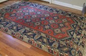 VINTAGE ROOM SIZE ORIENTAL RUG