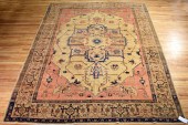 VINTAGE ROOM SIZE ORIENTAL RUG