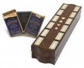 VINTAGE ROSEWOOD CRIBBAGE BOAR